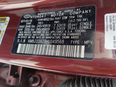 Used 2017 Hyundai Tucson Sport w/ Cargo Package FWD image 33