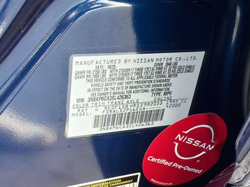 Certified 2025 Nissan Kicks SV FWD image 27