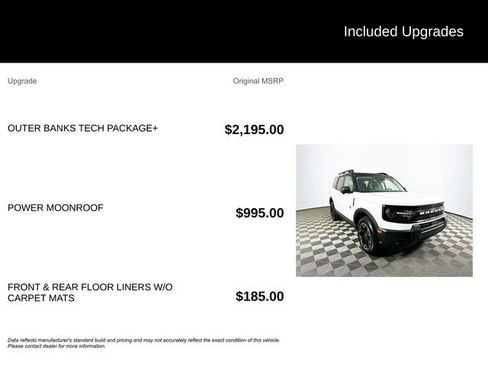 Used 2025 Ford Bronco Sport Outer Banks w/ Outer Banks Tech Package+ AWD/4WD image 5