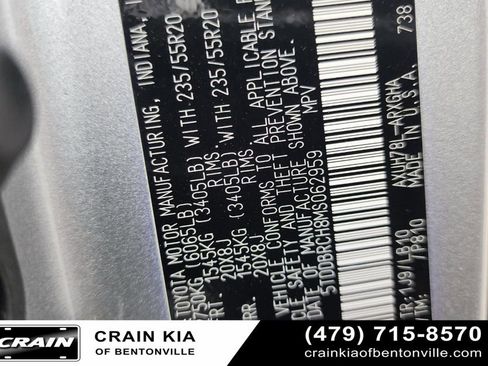 Used 2021 Toyota Highlander Limited image 8