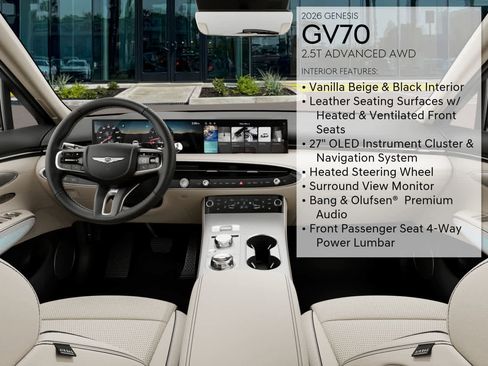 New 2026 Genesis GV70 2.5T Advanced image 17