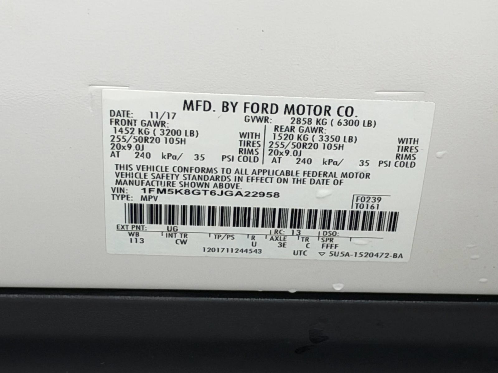 Used 2018 Ford Explorer Sport w/ Equipment Group 401A AWD/4WD image 42