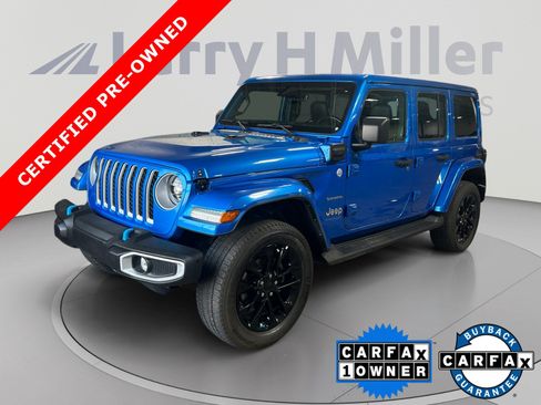Used 2022 Jeep Wrangler Unlimited Sahara w/ Safety Group AWD/4WD image 1