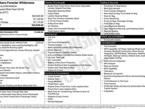 Used 2022 Subaru Forester Wilderness w/ Wilderness Package AWD/4WD image 37