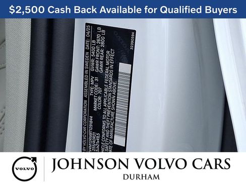 New 2026 Volvo XC60 B5 Ultra w/ Protection Package Premier image 18