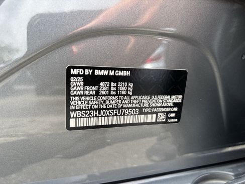 Used 2025 BMW M3 Competition w/ Executive Package RWD image 35