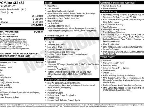 Certified 2024 GMC Yukon SLT w/ SLT Premium Package AWD/4WD image 32