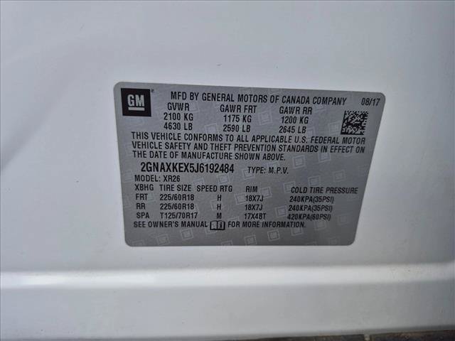 Used 2018 Chevrolet Equinox LT FWD image 16