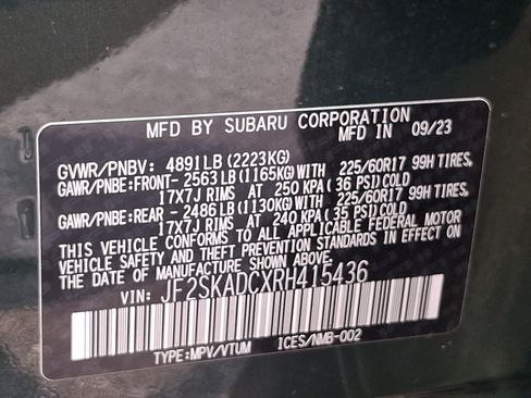 Certified 2024 Subaru Forester Premium AWD/4WD image 27