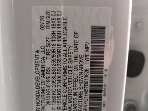 New 2026 Honda Pilot EX-L image 29