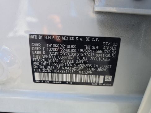 Certified 2024 Honda HR-V LX image 28