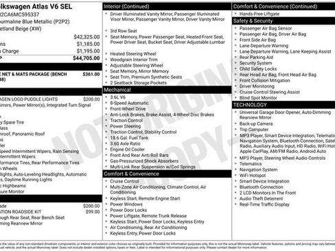 Used 2021 Volkswagen Atlas SEL FWD image 38