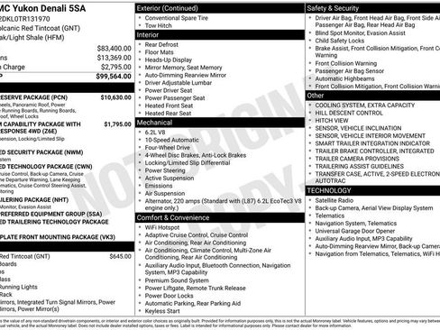 Used 2026 GMC Yukon Denali w/ Denali Reserve Package AWD/4WD image 47