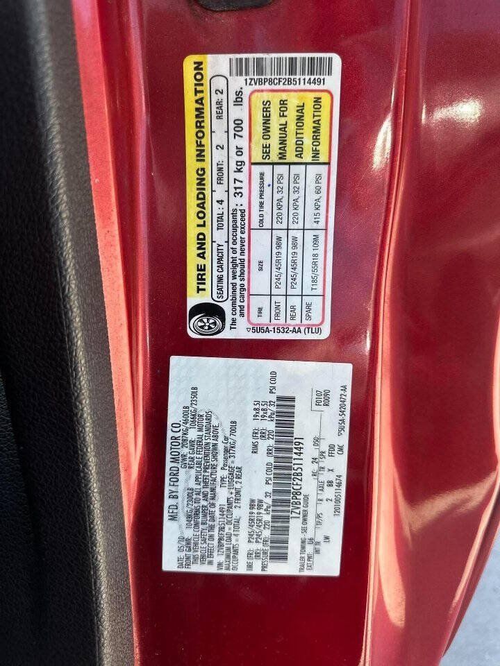 Used 2011 Ford Mustang GT Premium w/ 402A Rapid Spec Order Code RWD image 33
