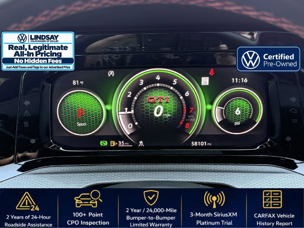 Certified 2023 Volkswagen GTI SE FWD image 26
