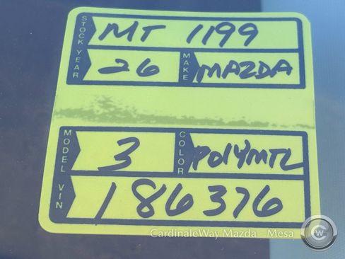 New 2026 MAZDA MAZDA3 Carbon image 20