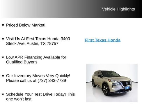 Used 2023 Nissan Rogue SL w/ SL Premium Package FWD image 10