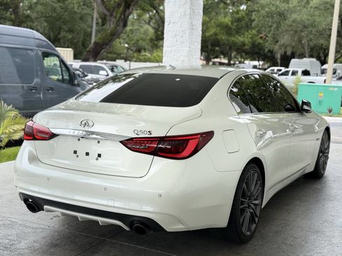 Used 2019 INFINITI Q50 Red Sport 400 w/ Sensory Package image 9