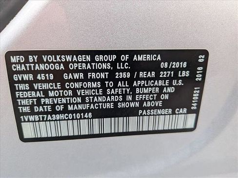 Used 2017 Volkswagen Passat 1.8T SE image 25