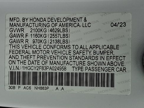 Certified 2023 Honda Accord Touring image 27