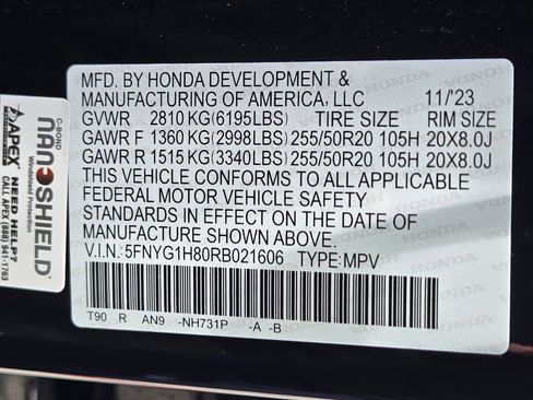 Certified 2024 Honda Pilot Elite image 34