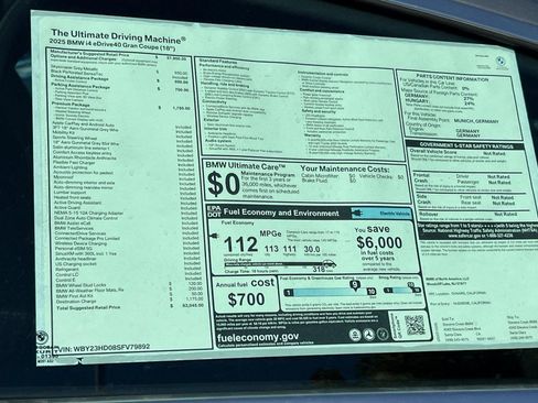 Used 2025 BMW i4 eDrive40 w/ Premium Package RWD image 29