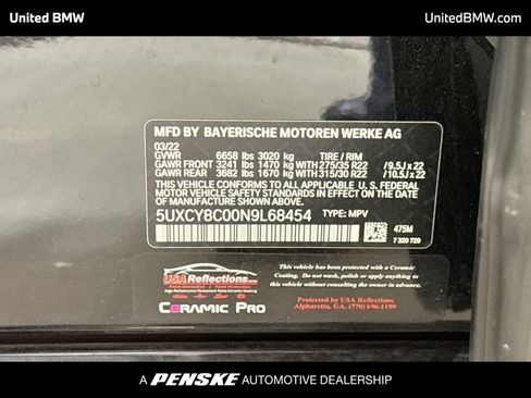 Used 2022 BMW X6 M50i w/ Executive Package AWD/4WD image 22