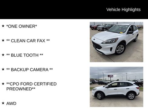 Used 2022 Ford Escape S AWD/4WD image 4