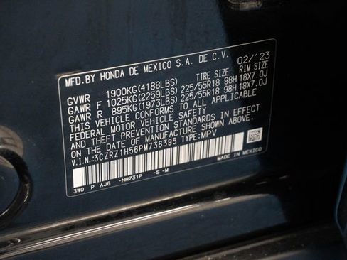 Certified 2023 Honda HR-V Sport image 29