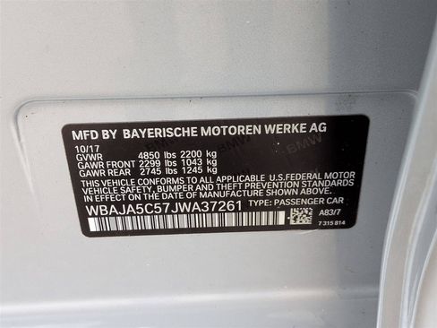 Used 2018 BMW 530i RWD image 38