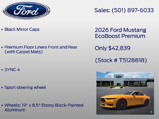 New 2026 Ford Mustang Premium RWD image 18