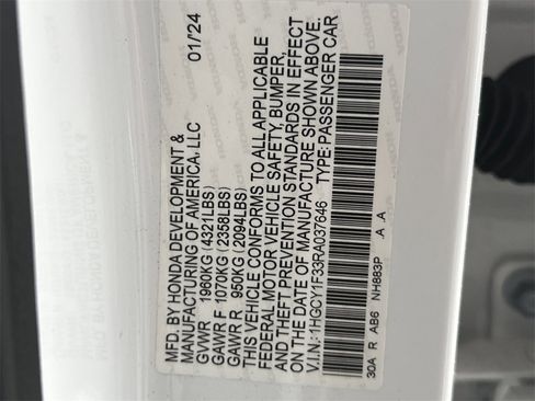 Used 2024 Honda Accord EX image 38