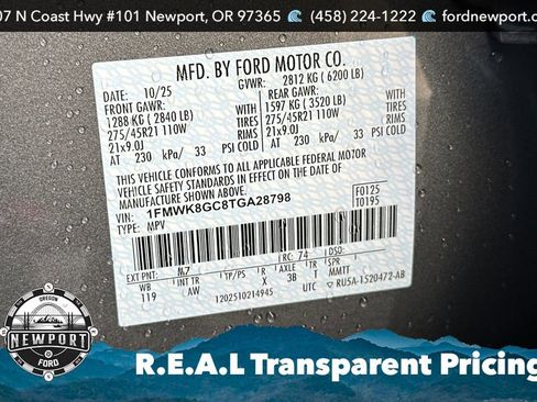New 2026 Ford Explorer ST w/ Sun And Sound Package AWD/4WD image 32