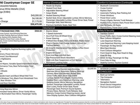 Certified 2025 MINI Cooper Countryman SE w/ Comfort Package Max image 12