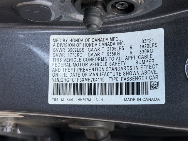 Used 2021 Honda Civic EX image 32
