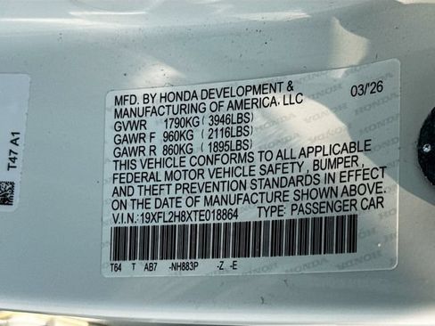 Certified 2026 Honda Civic Sport image 34