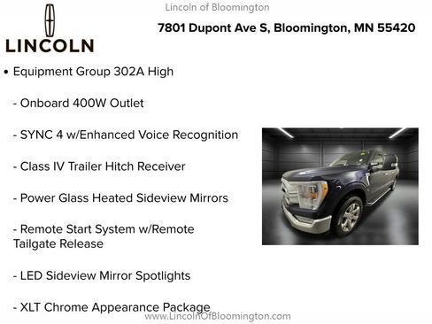 Used 2023 Ford F150 XLT w/ Equipment Group 302A High image 5