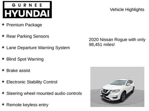 Used 2020 Nissan Rogue SV w/ Premium Package AWD/4WD image 8