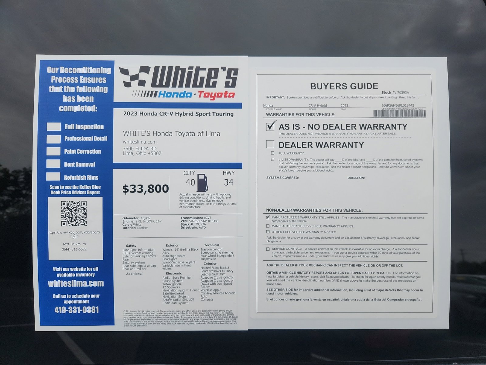 Used 2023 Honda CR-V Sport Touring image 16