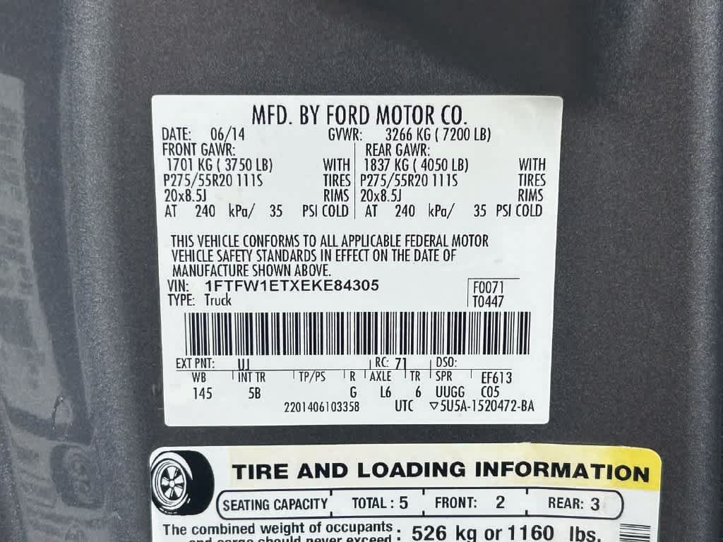 Used 2014 Ford F150 FX4 w/ Equipment Group 402A Luxury AWD/4WD image 22