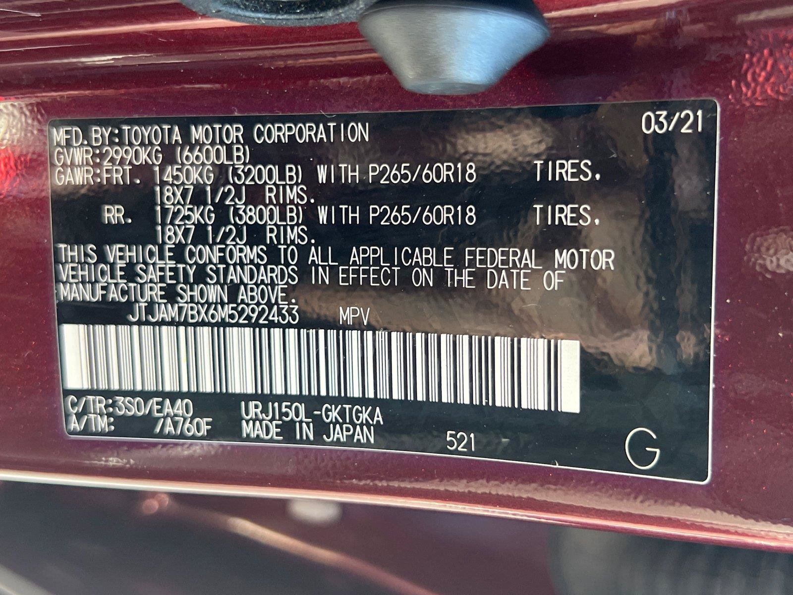 Certified 2021 Lexus GX 460 Premium AWD/4WD image 34