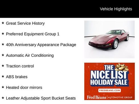 Used 1993 Chevrolet Corvette Coupe image 3