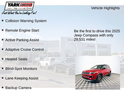 Certified 2025 Jeep Compass Limited AWD/4WD image 12