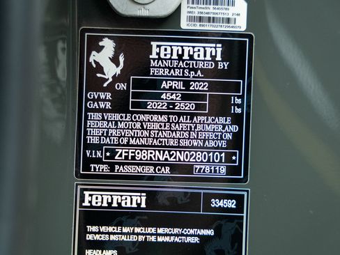 Used 2022 Ferrari Roma RWD image 65