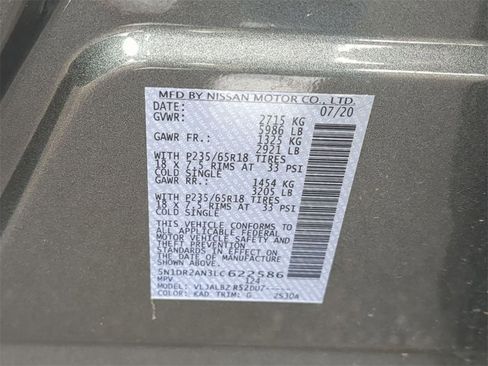 Used 2020 Nissan Pathfinder S image 31