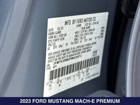 Certified 2023 Ford Mustang Mach-E Premium RWD image 32