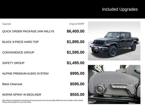 New 2026 Jeep Gladiator Willys AWD/4WD image 5