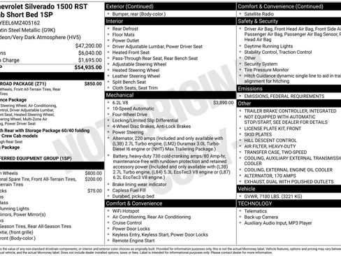 Used 2021 Chevrolet Silverado 1500 RST w/ Z71 Off-Road Package image 39