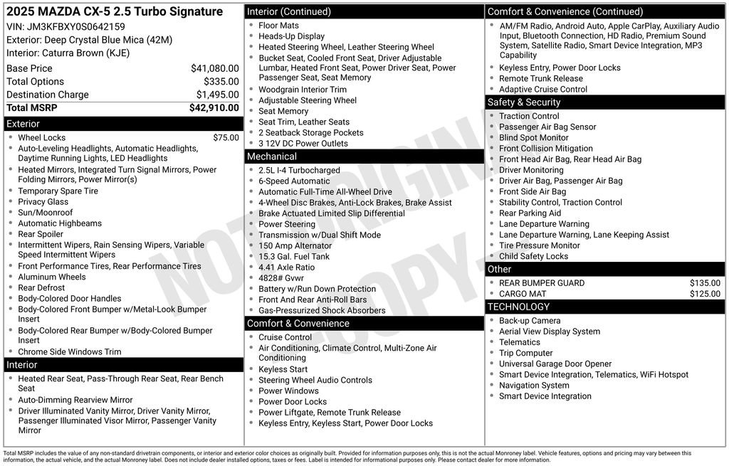 Certified 2025 MAZDA CX-5 Signature AWD/4WD image 19