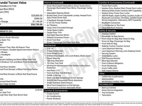Used 2020 Hyundai Tucson Value FWD image 36